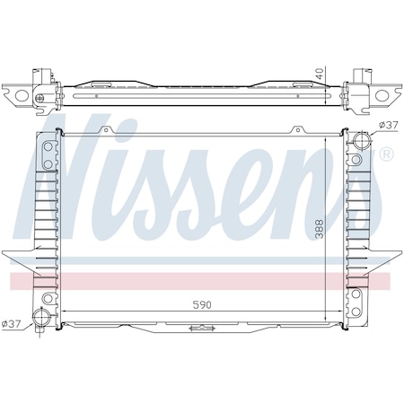 Nissen Radiator, 65536A 65536A